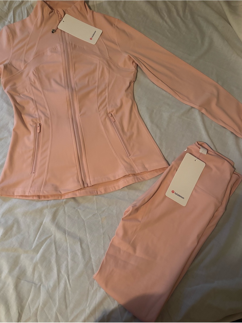 lululemon athletica Pink Women's Jacket & Leggings Set